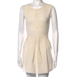 Anine Bing pleated dress size S off white/ivory (dr2)